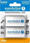 rechargeable batteries D / R20 Ni-MH everActive 10000mAh Professional Line (box 2 szt.)