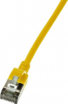 Logilink Kabel LAN U/FTP (Patchkabel) SLIM CAT6 0.3m yellow