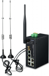 PLANET Industrial 4G LTE Cellular WL, MiniSIM, Ethernet (RJ-45), 133 mm, 115.7 mm, 45 mm, 564 g