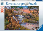 Ravensburger pusle 3000 tk Loomade kuningas