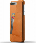 Kaitse&uuml;mbris kaarditaskuga Apple iPhone 7 Plus / 8 Plus, naturaalsest nahast, helepruun, Mujjo