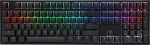 Ducky One 2 Backlit PBT Gaming Tastatur, MX-Nature-White, RGB LED - schwarz
