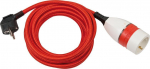 Brennenstuhl 1161830040 - 5 m - 1 AC-Outputs - Indoor - IP20 - polyvinylchloride (PVC) - Rot