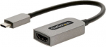 StarTech.com USB C till HDMI adapter - 4K 60&nbsp;Hz video, HDR10 - USB-C till HDMI 2.0b adapter dongle - USB Type-C DP alt mode to HDMI monitor/screen/TV - USB C till HDMI converter - Video card - USB-C Male to HDMI Female - 13 cm - rymdgr&aring; - aktiv, 4K60Hz