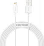 Cable USB Baseus USB-A - Lightning 2 m White (CALYS-C02)