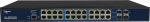 ALLNET Switch full managed 390W 24x PoE+ 4x SFP fanless 19"" - Switch - Kupferdraht
