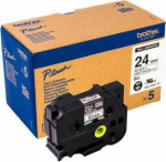 Brother HGEM951V5 5x 24mmx8m Black on silver background (HGEM951V5)