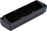Alphacool 14375 - Radiator - Kupfer - Stahl - Schwarz - 1/4 Zoll - 0.8 bar - 3.6 L&uuml;fter