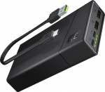 Green Cell PowerPlay 20 - Powerbank - 20000 mAh - 18 Watt - 2 A - QC 3.0, GC Ultra Charge, AFC, Huawei Fast Charge, PE 2.0, PD - 3 Ausgabeanschlussstellen (2 x USB, USB-C)