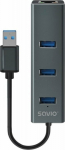 HUB USB Savio 1x RJ-45 + 3x USB-A 3.0 (SAVIO AK-58)