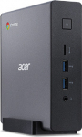 Acer Chromebox CXI4 - Mini-PC - 1 x Core i3 10110U / 2.1 GHz - RAM 8 GB - Flash - eMMC 64 GB - UHD Graphics - 1GbE - WLAN: 802.11a/b/g/n/ac/ax, Bluetooth 5.0 - Chrome OS (with Chrome Enterprise Upgrade)