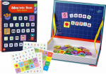 LeanToys Magnetic Puzzle Book English Alphabet Pictures