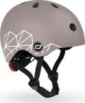 Scoot & Ride Kask XXS-S Brown Lines