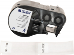 Brady Corporation Brady B-427 - Vinyl - matt - Permanent acrylic adhesive - 101.6 micron - Black on white, clear - 63.5 x 25.4 mm 110 Etikett(en) (1 Rolle(n)