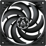 Arctic Cooling ARCTIC P12 SLIM with PWM PST Pressure-Optimised Fan, 4-pin, 120mm, Black
