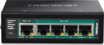 TRENDnet Industrial Switch 5-Port Gbit PoE++ Power DIN-Rail