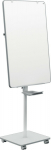 Loengutahvel NOBO MoveMeet Easel Steel WB 700x1000mm, valge, magnetiline, marker ja tarvikute alus/ hall ratastega jalg