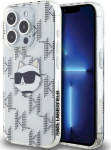 Karl Lagerfeld KLHCP15XHKLPCHT Hardcase IML Choupette Head & Monog for iPhone 15 Pro Max 6.7" / transparent