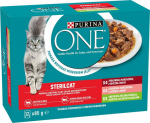 PUI PURINA One Sterilcat mix flavours - wet cat food - 12 x 85g