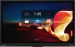 Lenovo ThinkVision T65 - 65" Diagonal class LED-backlit LCD-screen - interactive - med touchscreen (multi touch) / 8-microphone array / removable 4K-camera - Android - 4K UHD (2160p) 3840 x 2160 - HDR - Direct LED - corpse black
