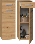 Topeshop NEL V DS ARTISAN bathroom storage cabinet Oak