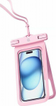 Usams USAMS Double waterproof case 6.7'' IP68 pink/pink FSD1403 (YD014)