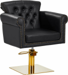 Activeshop Gabbiano hairdressing chair Berlin gold black