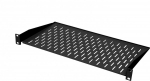 BKT Elektronik Fixed shelf 19&acute;&acute;, 1U, 250mm, mounting at front RAL 9005 black