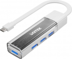 Unitek Hub two-way USB C/USB A 5Gbps white