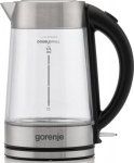 Gorenje Kettle | K17GDWII | 2200 W | Electric | 1.7 L | 360&deg; rotational base | Stainless steel/Glass | Stainless steel/Transparent