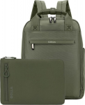 Golla 76465 - Laptop Rucksack 15.6" with Sleeve 13" as Set in green