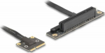 DELOCK Adapter Mini PCIe Stecker zu PCIe 3.0 x8 Slot 90&deg;