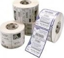 Zebra Z-Ultimate 3000T - Polyester - shiny - Permanent acrylic adhesive - wei&szlig; - 76.2 x 76.2 mm 12000 Etikett(en) (12 Rolle(n)