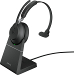 Jabra Headset Evolve2 65 MS Mono, with. Link 380a & Ladesta