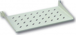 Digitus | Fixed Shelf for Racks | DN-19 TRAY-1-SW | Black | The shelves for fixed mounting can be installed easy on the two front 483 mm (19&ldquo;) profile rails of your 483 mm (19&ldquo;) network- or server cabinet. Due to their stable, perforated steel sheet  ...