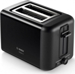 BOS Bosch | DesignLine Toaster | TAT3P423 | Power 970 W | Number of slots 2 | Housing material Stainless steel | Black