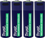 BATTERY RECH. LI-ION AA 1.5V/1700MAH USB-C 4P 25631 TRUST