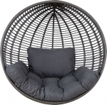 Cushion for hanging chair CLOBE, dark grey