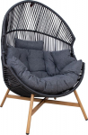 Leisure chair HELSINKI black