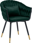 Chair FLORA dark green