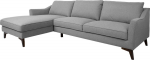 Corner sofa BIRGIT LC, grey
