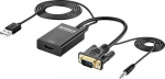 SpeaKa Professional AV Converter SP-12111624[VGA Klinke - HDMI] 1920 x 1080 Pixel