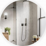 Mirror BD art Luna round bathroom mirror with lighting LED fi 70 cm