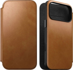 Nomad Modern Leather Folio, english tan - iPhone 17 Pro Max