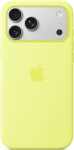 Apple iPhone 17 Pro Max Silicone Case with MagSafe neon yellow - Phone case