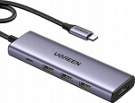 HUB UGREEN CM511 USB-C / HDMI 4K60Hz, 2xUSB-A 3.2, 2xUSB-C 3.2, USB-C PD 100W