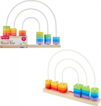 MATTEL Fisher-Price - Wooden Rainbow Bead Bar (JFG15)