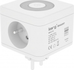 KERG SMART &ndash; 2-SOCKET POWER STRIP + USB-A+USB-C CHARGER + LED LIGHT 16A/250V~ M02730