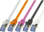 Logilink Patch cable with Cat7-Rohk. primrose. S/FTP grau 3.00m