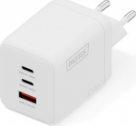 Digitus Charger GaN II 100W | 2x USB-C, 1x USB-A | PD 3.0, QC 3.0 | White